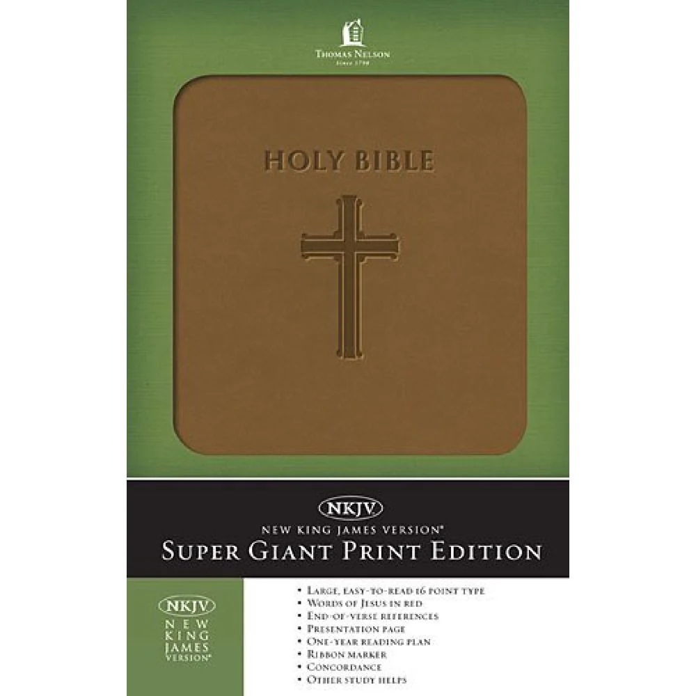 Thomas Nelson Super Giant Print Bible-NKJV (Paperback) - Image 2
