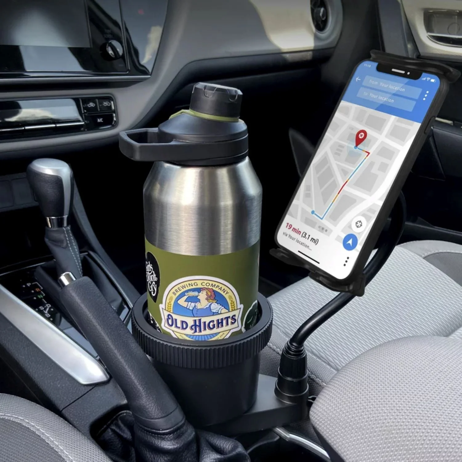 ToughTested Tough & Thirsty Mega XL Mobile Device and Cup Holder, Universal - Image 2