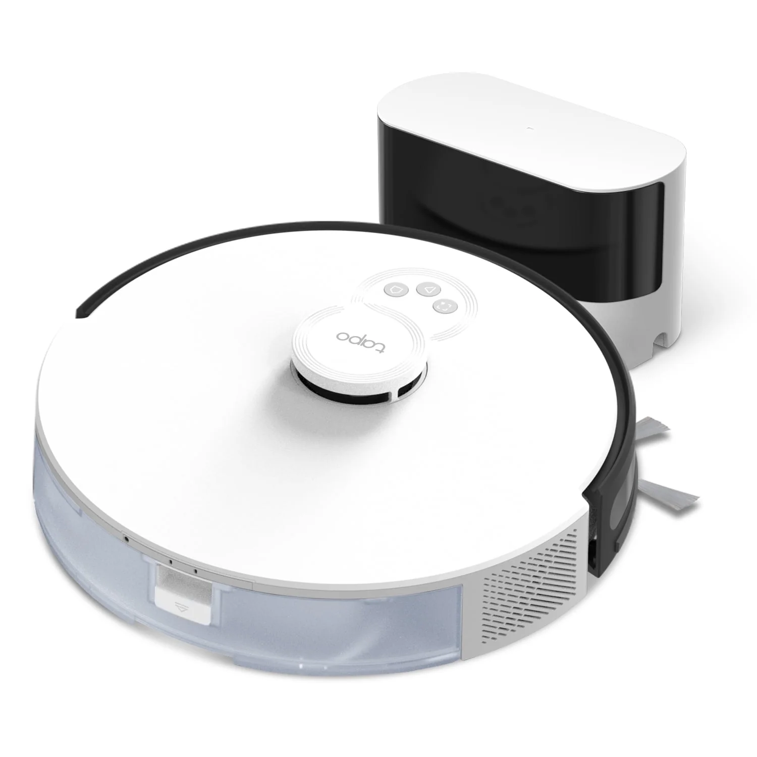 TP-Link Tapo RV30C Wi-Fi Robot Vacuum, 4200Pa Suction, LiDAR & Gyro Navigation, Multi-Floor Mapping, Carpet Auto-Boost, Quiet Operation, Mop Combo