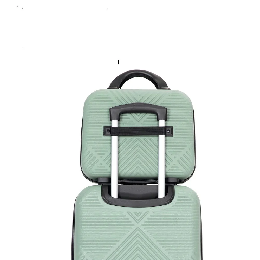 Tripcomp 2302-4Olive Green Luggage Sets 4 Piece Suitcase Set (14/20/24/28)Hardside Suitcase with Spinner Wheels Lightw - Image 2