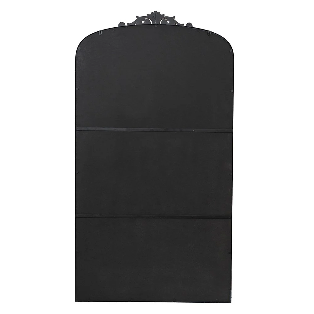 Triple Tree Full Length Mirror, Arched Bathroom Vanity Mirror, 66 x 36 Inch, Black - Durable Material - Image 4