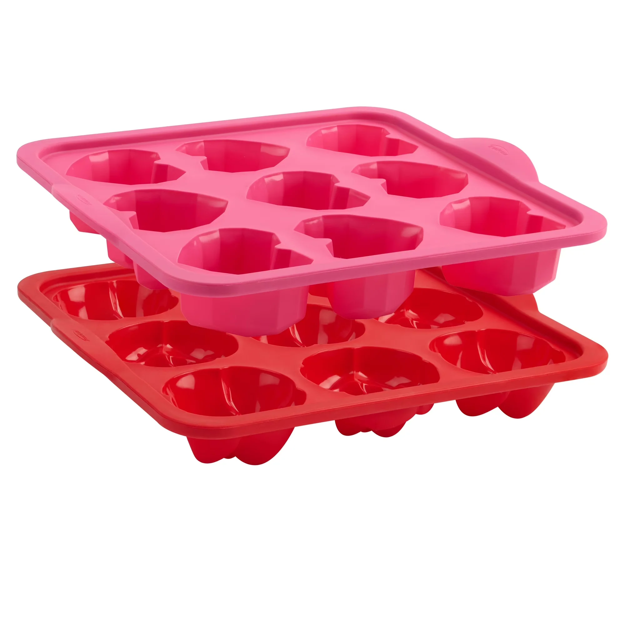 Trudeau 10.86" Valentine Rose Baking Pan Pink - Image 2