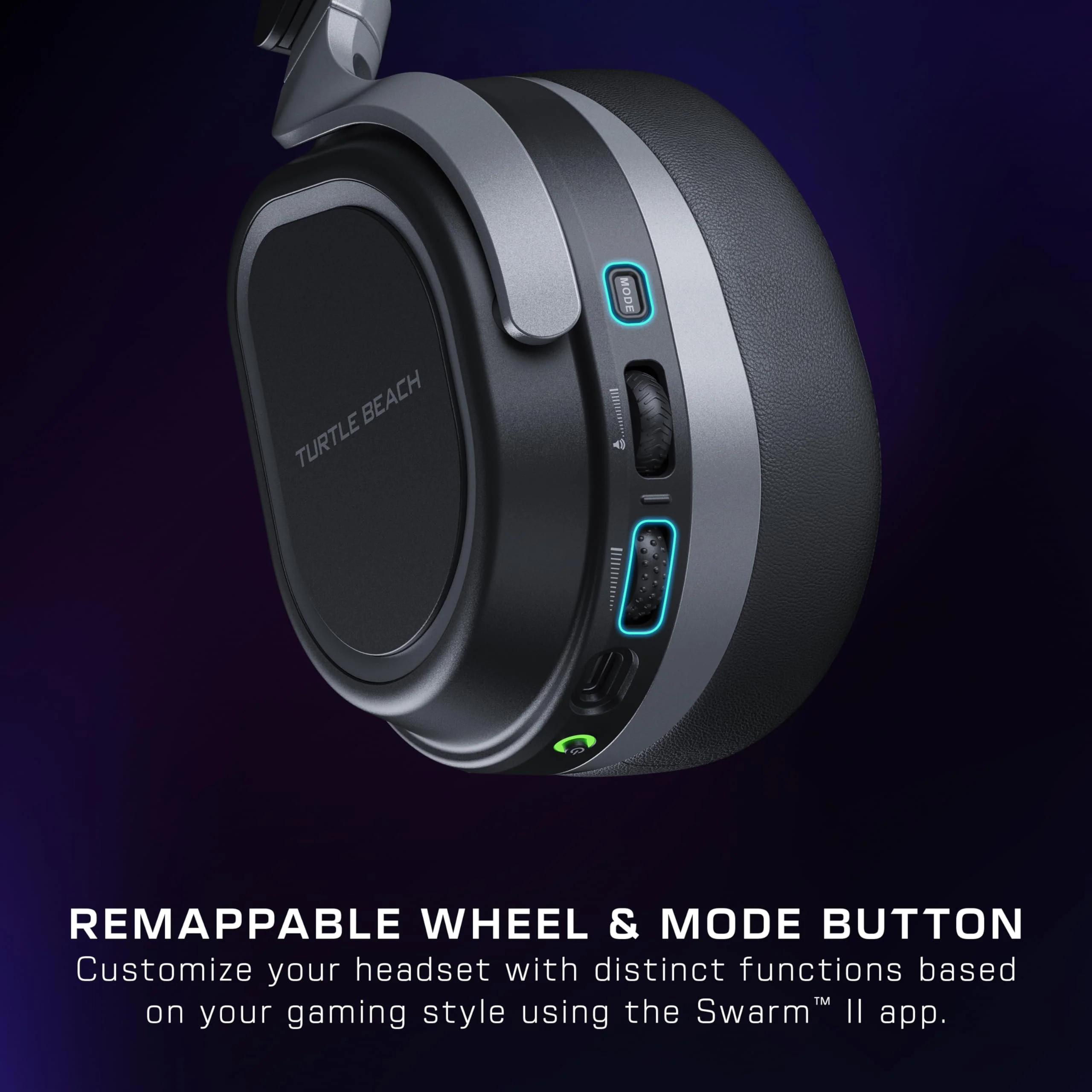 Turtle Beach Stealth 700 Gen 3 Wireless Multiplatform Gaming Headset, 60mm Eclipse Dual Drivers, Flip-to-Mute Microphone, Bluetooth 5.2, 80-Hour Battery, Black - Image 7