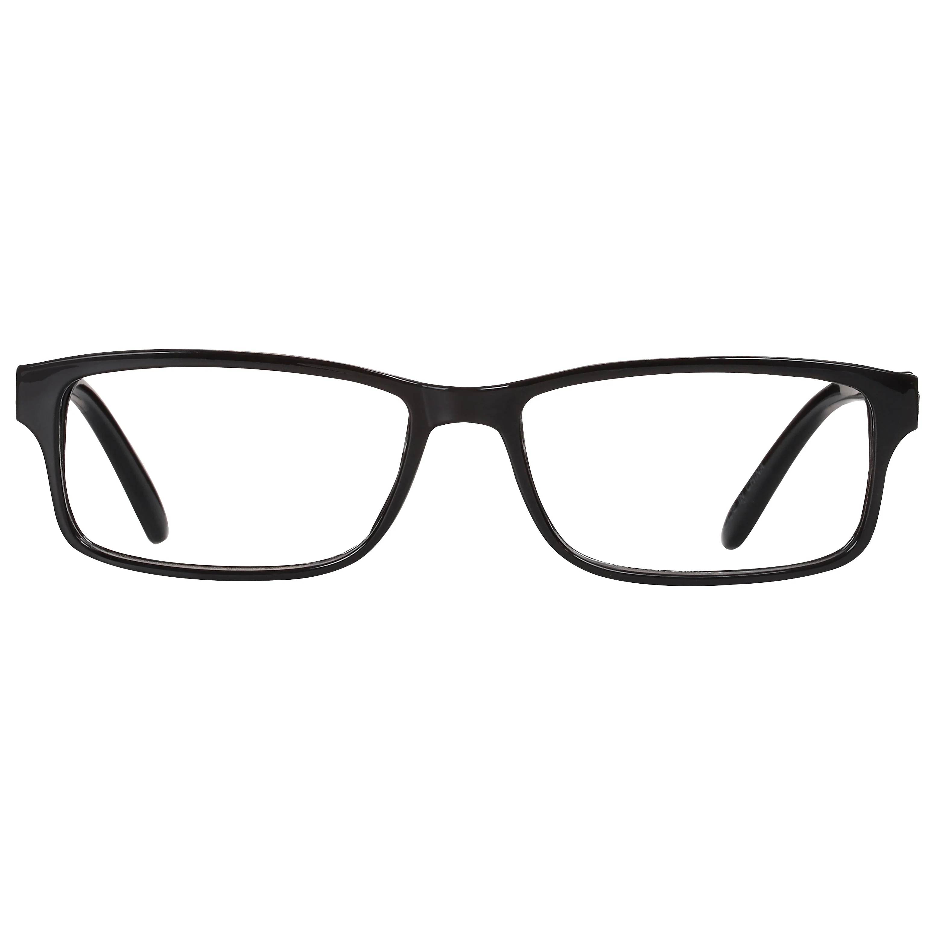 Tworoger Associates FRAZIER BLK +3.00 M+ Readers Mens Spring Hinge Plastic Reading Glasses, Classic Black, +3.00 Diopter, Model Frazier Blk - Image 2
