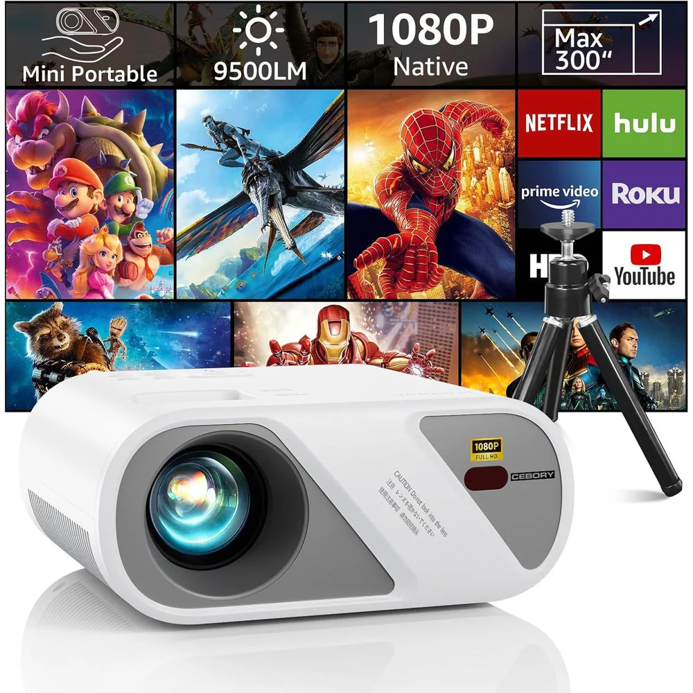 UBantor 300" Class FHD (1080p) LED Projector