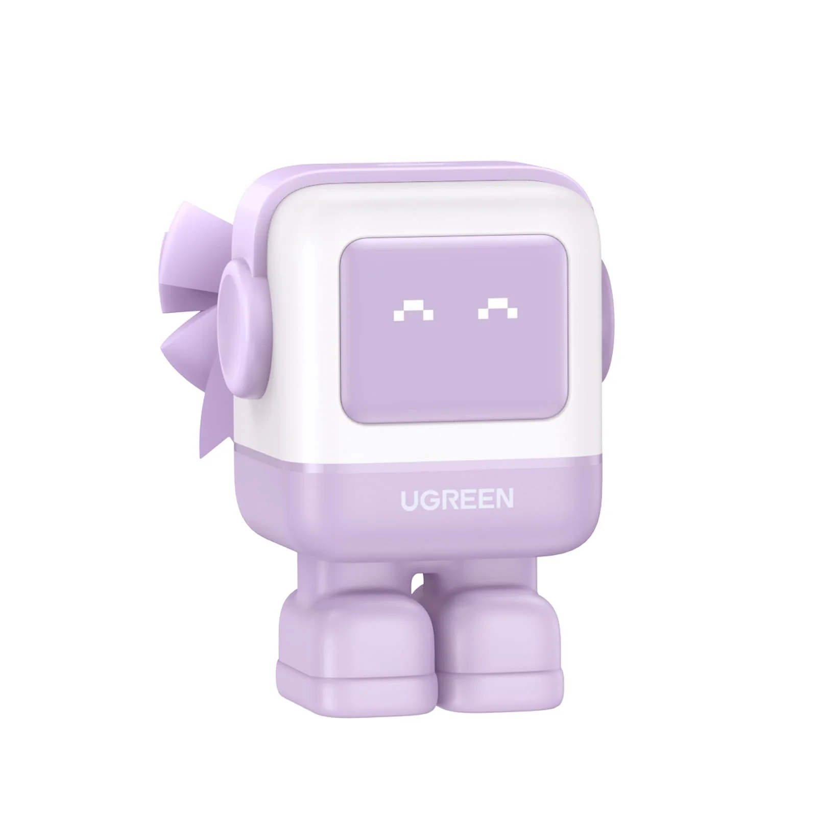 Ugreen Nexode RG 30W USB-C GaN Charger, Robot Design, Compact Foldable Plug, Kawaii Purple - Image 9