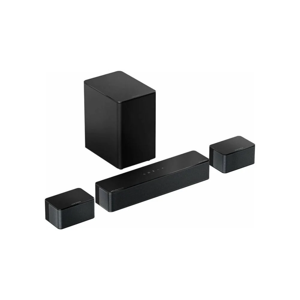 Ultimea Poseidon D60 5.1CH Dolby Atmos Sound Bar Speaker System, 410W RMS, Bluetooth 5.3, Smart App Control, Black - Image 4
