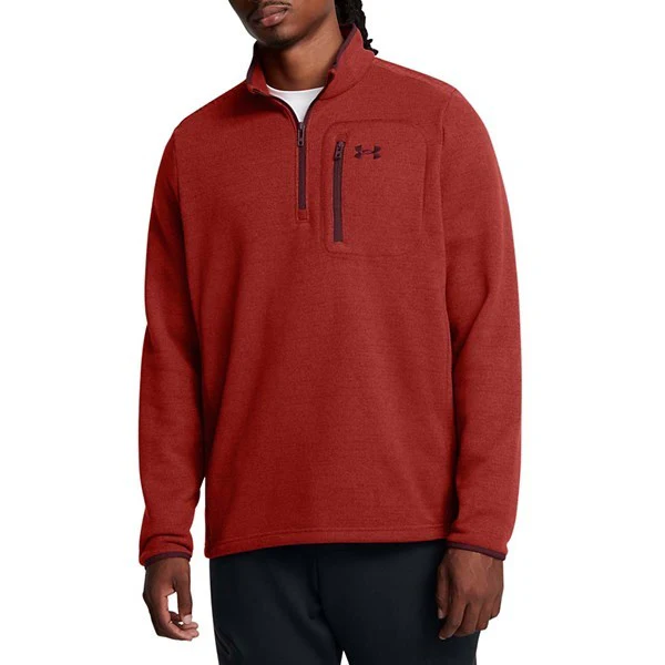 Under Armour Expanse 1/4-Zip Long-Sleeve Pullover for Men - Earthen Orange - L