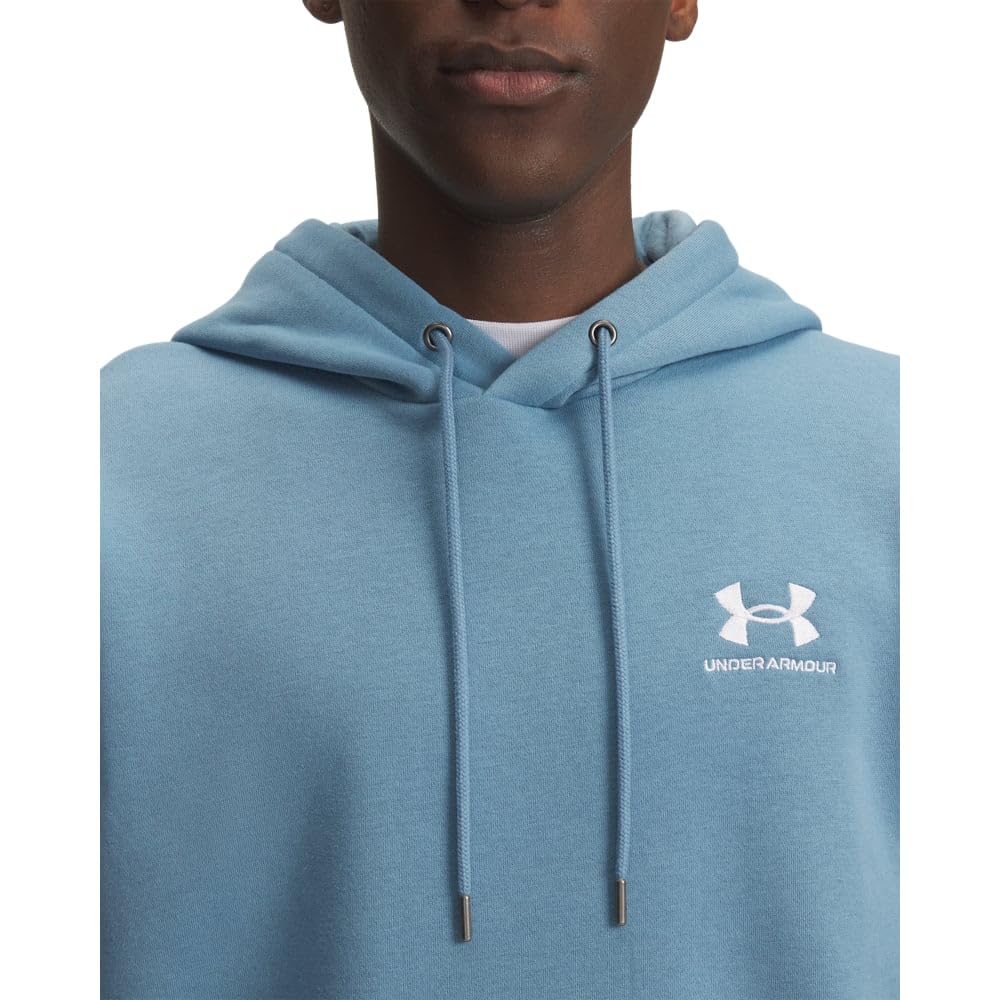 Under Armour Icon Fleece Hoodie - Blue Smoke - M - Image 6