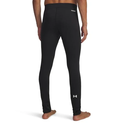Under Armour Men's Packaged Base 2.0 Athletic Leggings, Lightweight Breathable, Black and White, Medium, Mid Rise, Straight Leg, 6005296 - Image 5