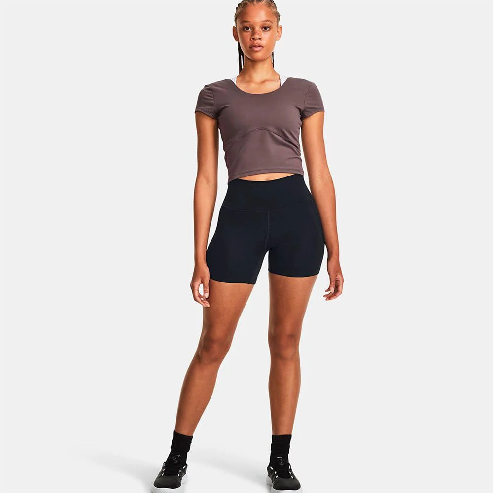 Under Armour Meridian Middy Shorts for Ladies - Black - L - Image 5