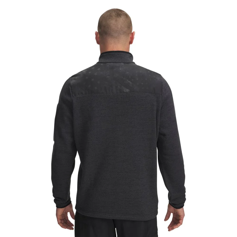 Under Armour UA Expanse Freedom 1/4 Zip Sweatshirt, 2XL, Black - Cozy - Image 2