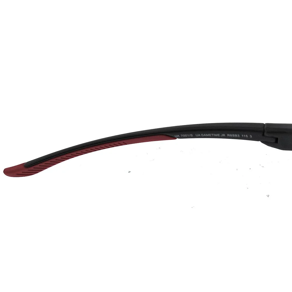 Under Armour UA7001S R6S B3 128 Gametime Jr Sunglasses, Gray Black and Red Infrared Gradient Polarized Lenses, 99mm - Image 5