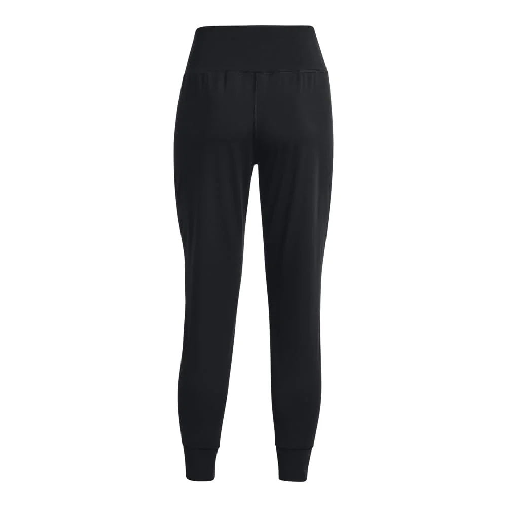 Under Armour Womens Motion Joggers, Tapered Leg Fit, Black Jet Gray, Small, 27in Inseam, 1375077 - Image 5
