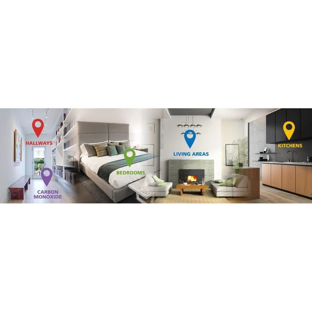 Universal Security AMIK3051SC Kitchen Smoke & Fire Alarm - Image 4