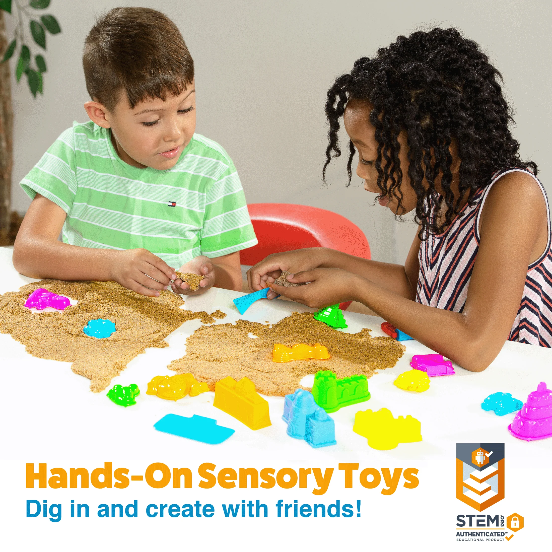 USA Toyz 23-Piece Sand Castle Mold Kit with 18 Molds and 5 Sculpting Tools, Multicolor, Kid-Safe Plastic for Toddlers Ages 3 and Up - Image 4