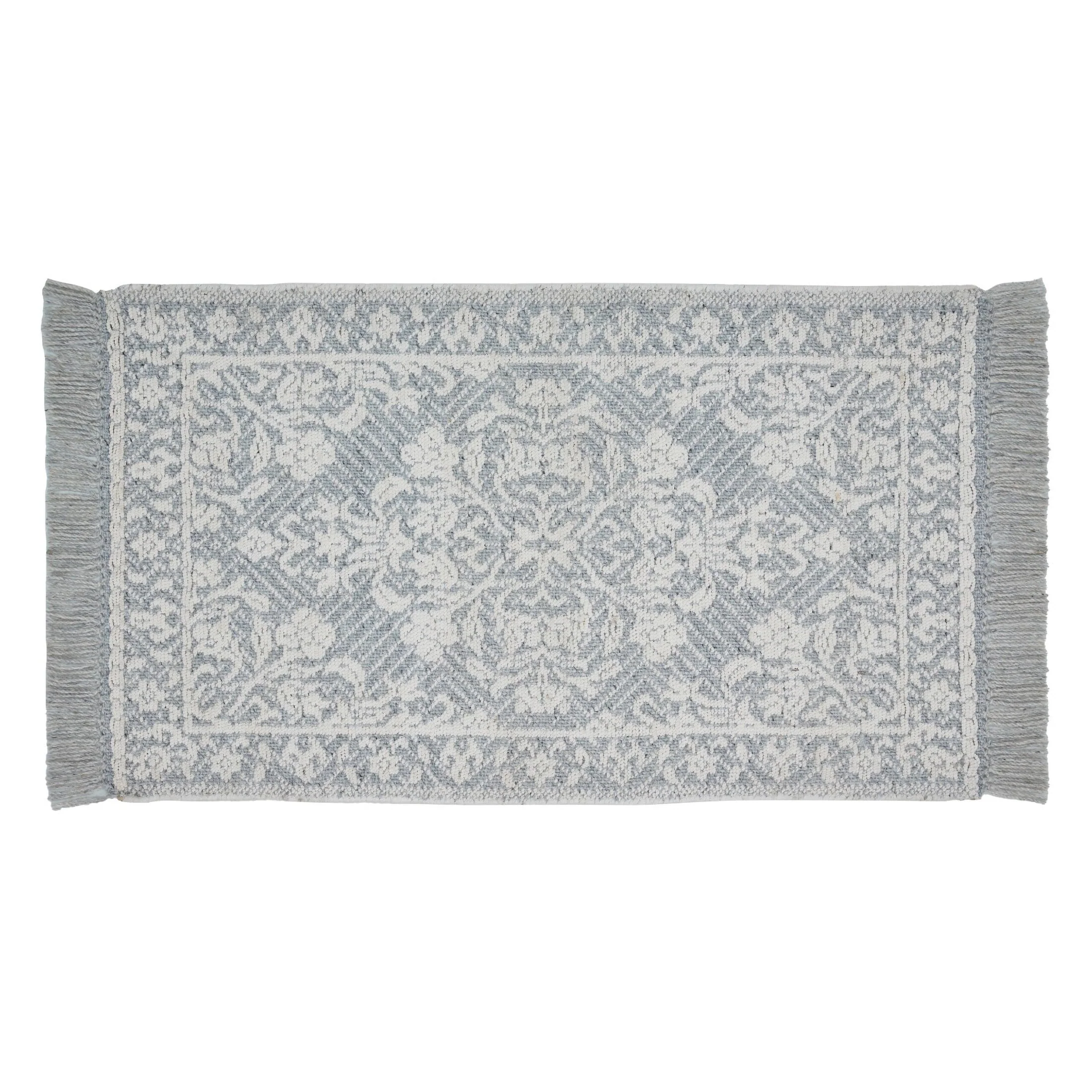 VCNY Home Asher Grey Ivory Medallion High Low Scatter Area Rug, 27 x 45 in, MTS466170517001
