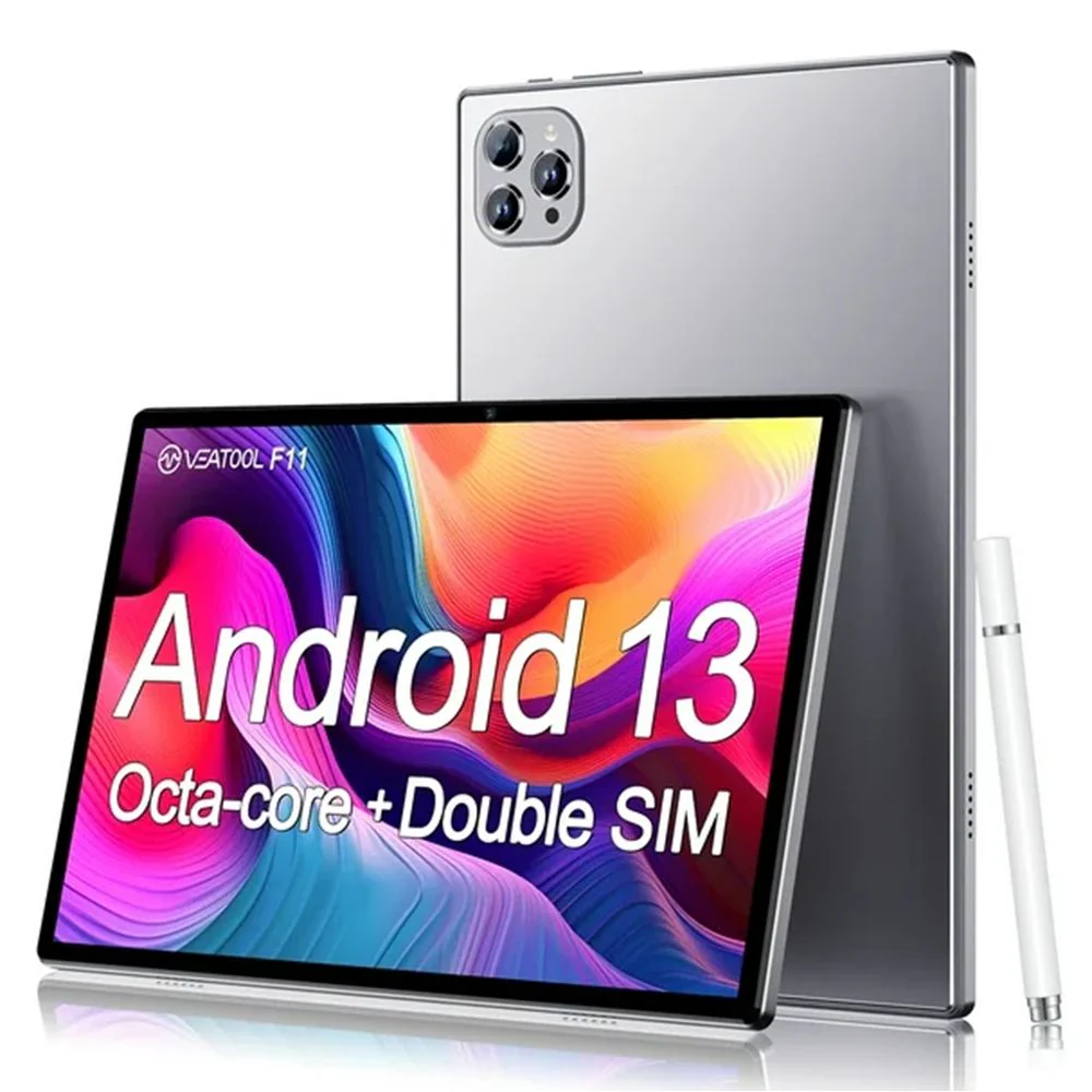 Veatool T10 2024 6GB 1280x800 HD Touch Screen Android 13 Tablet