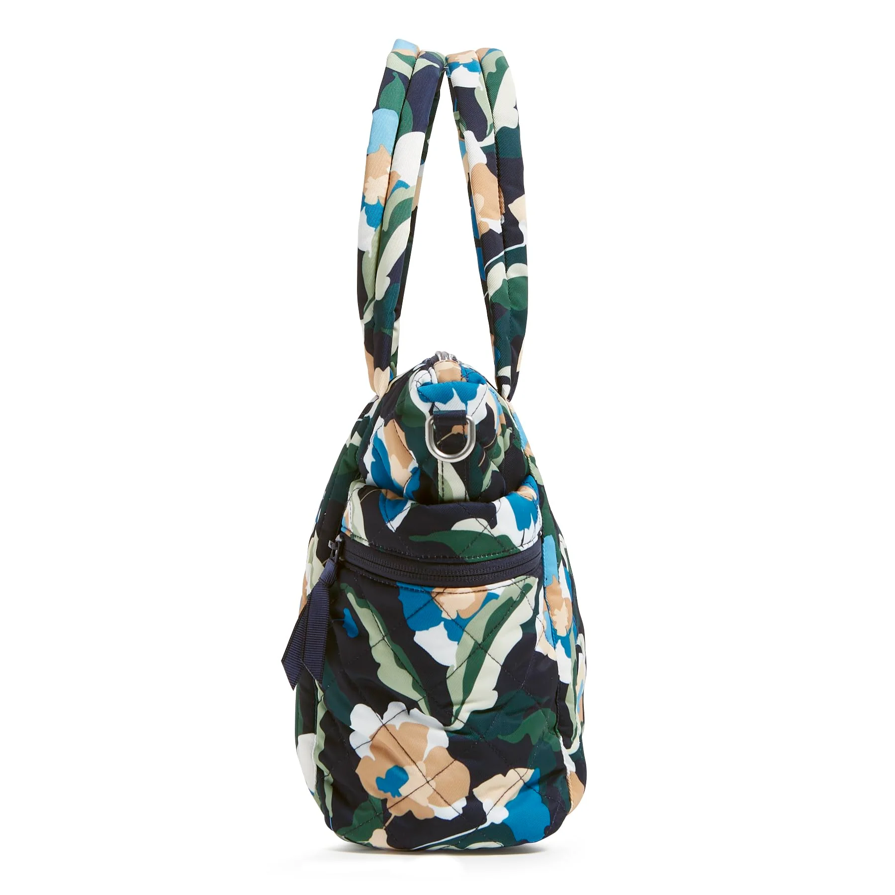 Vera Bradley Performance Twill Small Multi-Strap Tote Bag, Water-Repellent Polyester, Immersed Blooms, 10x10x5 in, 36416-16521 - Image 5