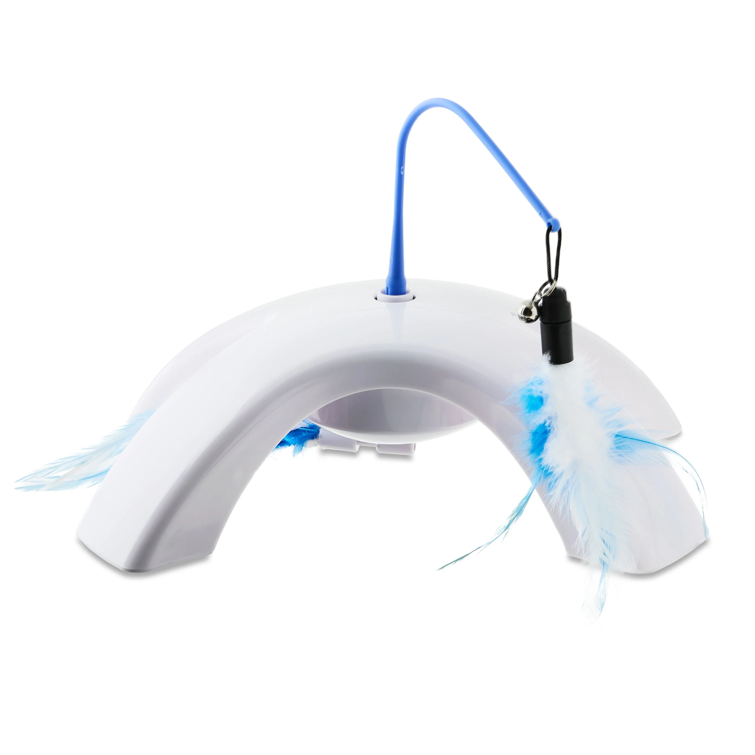 Vibrant Life Dual Swatter Electronic Cat Toy, White, Battery Powered, Interactive Play