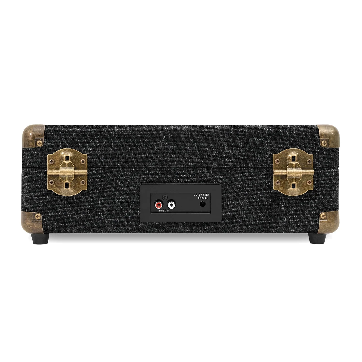 Victrola VSC-680SB-BLK Venture Bluetooth Mid-Century Modern Suitcase Record Player w/3-Speed Turntable, Black - Image 2