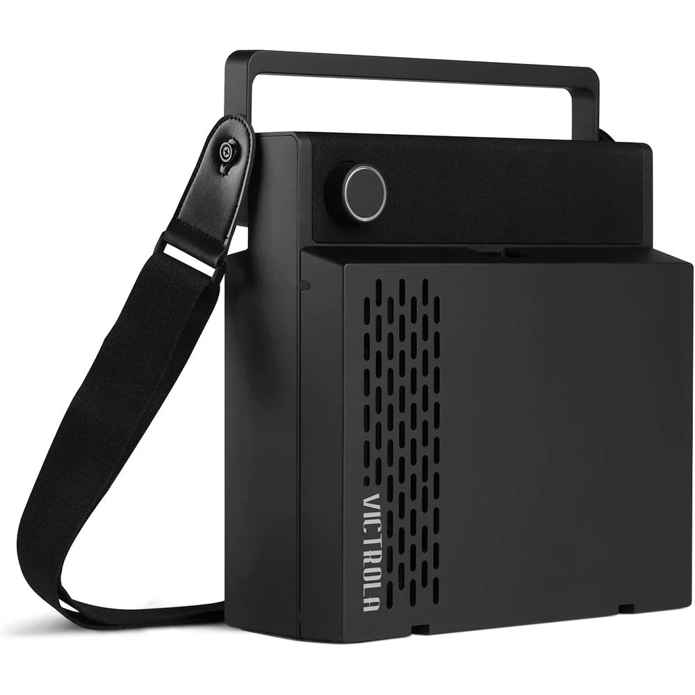 Victrola VSC-750SB-BLK Revolution GO 3-Speed Bluetooth Portable Record Player with Built-in Speakers - Image 3