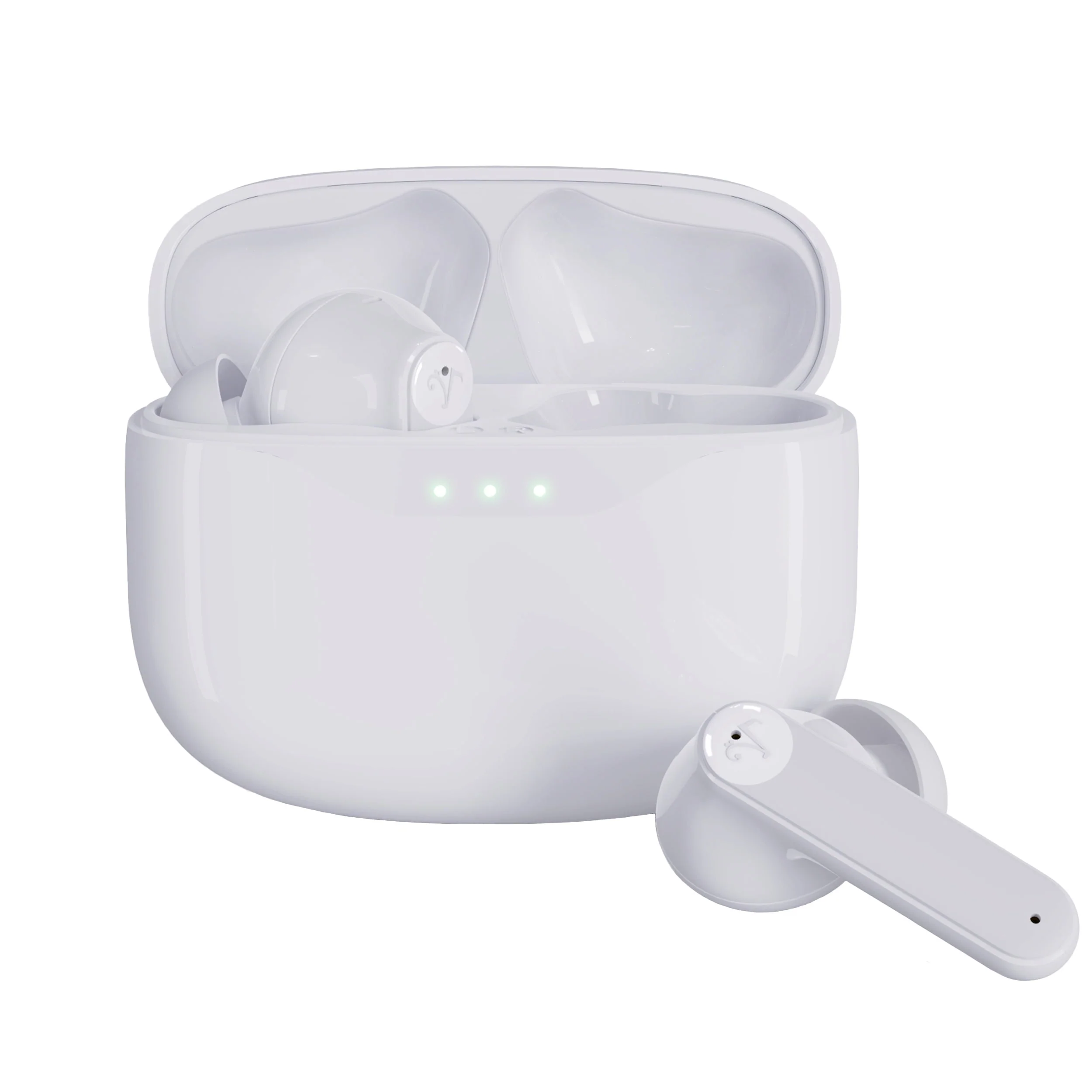 Visual Land SOUNDWAVE A1 Plus Active Noise Cancelling Earbuds, 6 Microphones, 48H Total Playtime, IPX5 Water Resistant, Pink, VLA1PPNK - Image 2