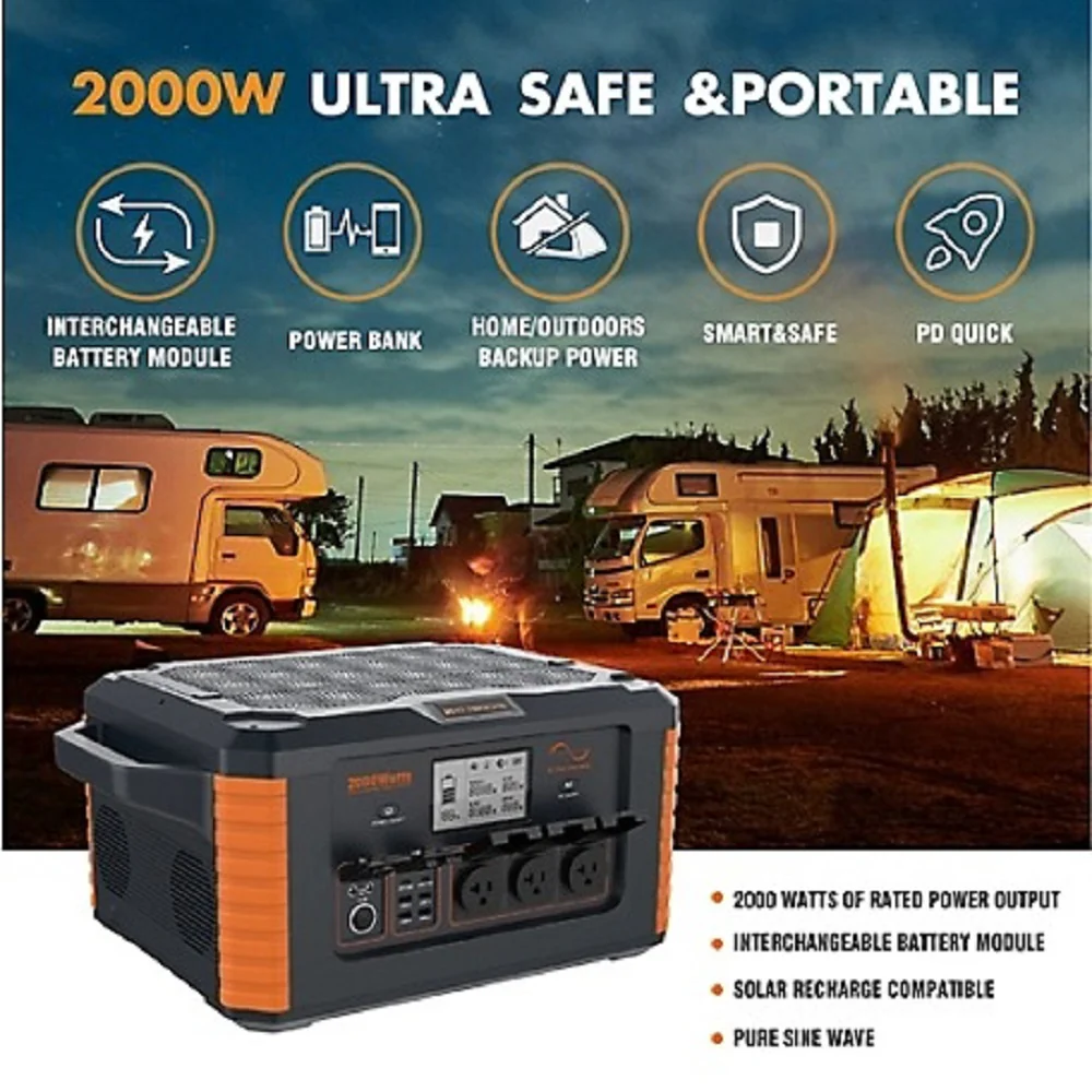 WATTBRICKS MP2000 PORTABLE POWER STATION 2000W - Image 3