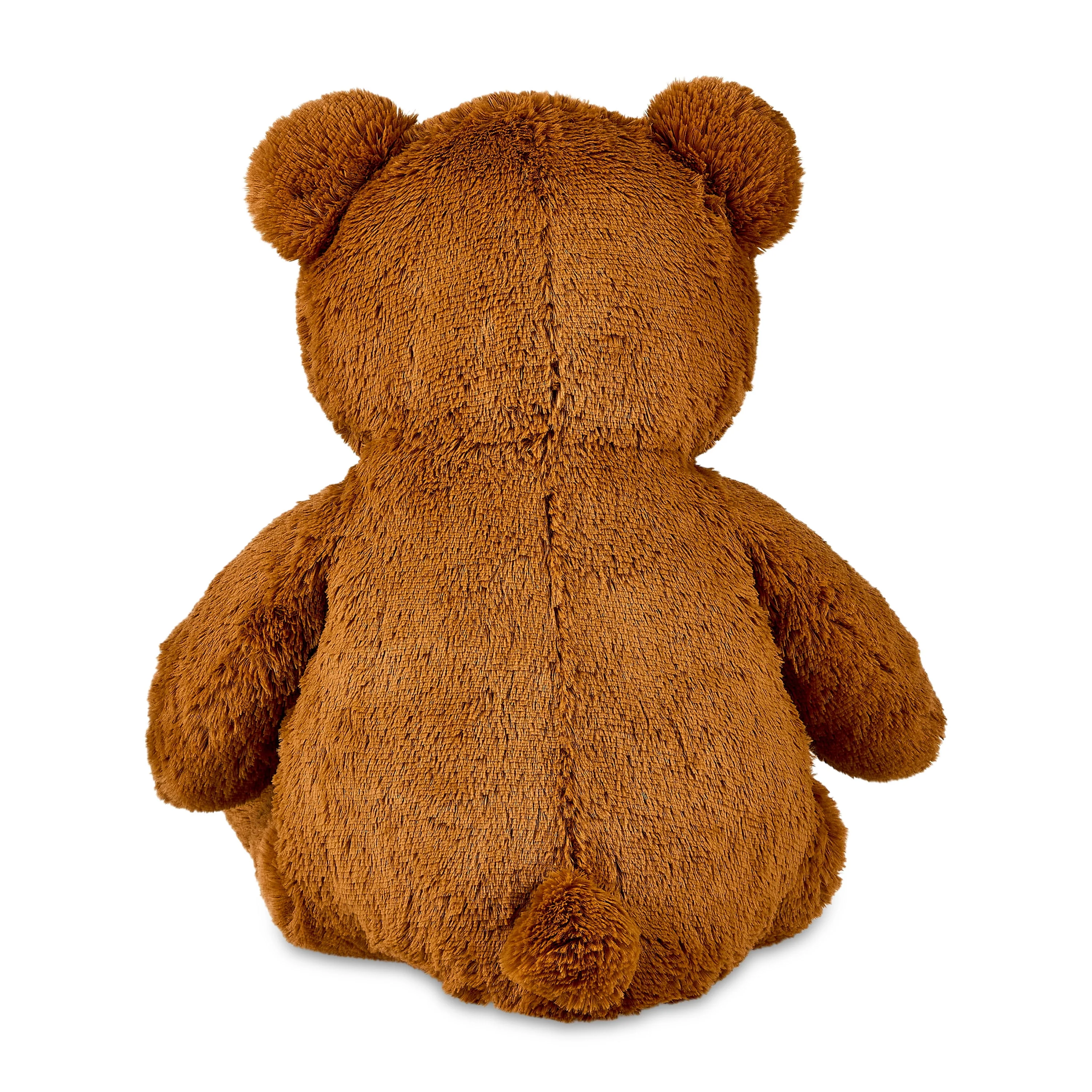Way To Celebrate Bear Plush Toy, 36-Inch, Tan with Teal Ribbon - Image 5