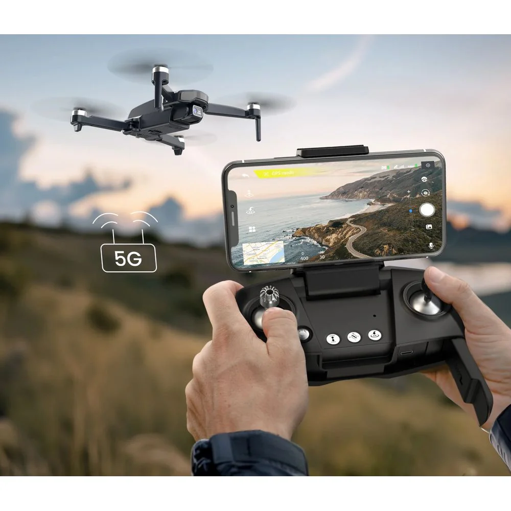 WEFONE WF31 Drones with Camera for Adults 4k, GPS Foldable Quadcopter, 50 Min Flight Time, Black - Image 2