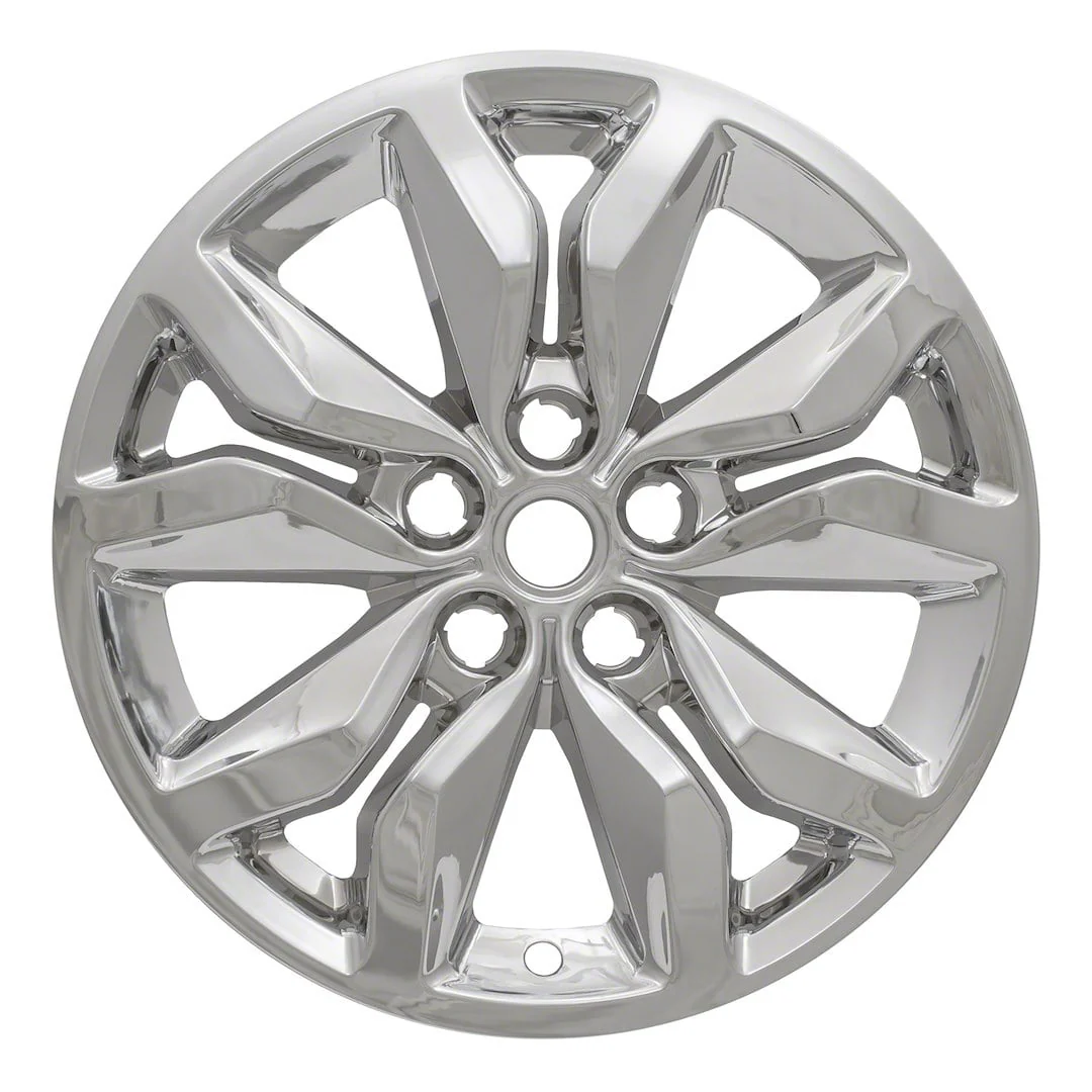Coast2Coast Impostor Wheel Cover Set of 4, 18 Inch, 10 Spokes, Chrome Plated, Snap-On, ABS Plastic, IWCIMP407X