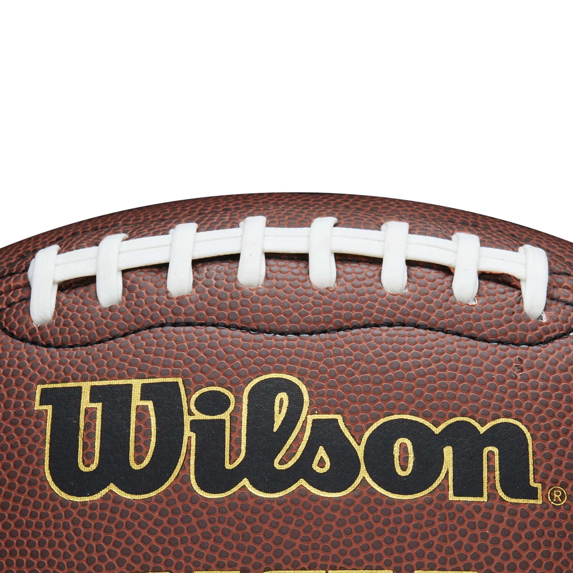 Wilson NCAA Reaction Recreational Football, Brown, Peewee Size for Ages 6-9, WF3006701IDPW - Image 2