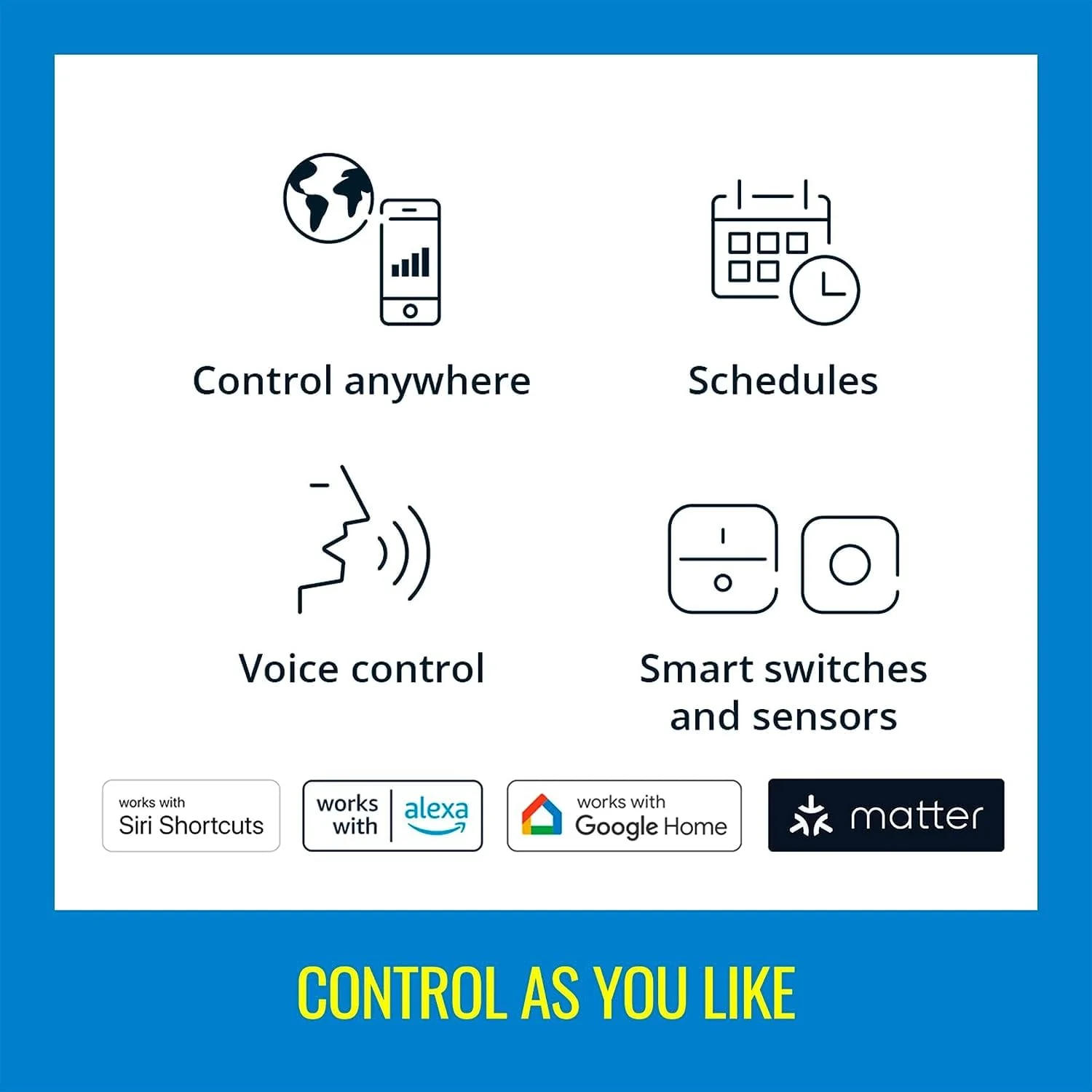 WiZ Connected A21 Tunable White LED Smart Bulb, 100W Equivalent, Dimmable, Wi-Fi Enabled, Voice and App Control, Matter Compatible, E26 Base, 1 Pack, 604280 - Image 3