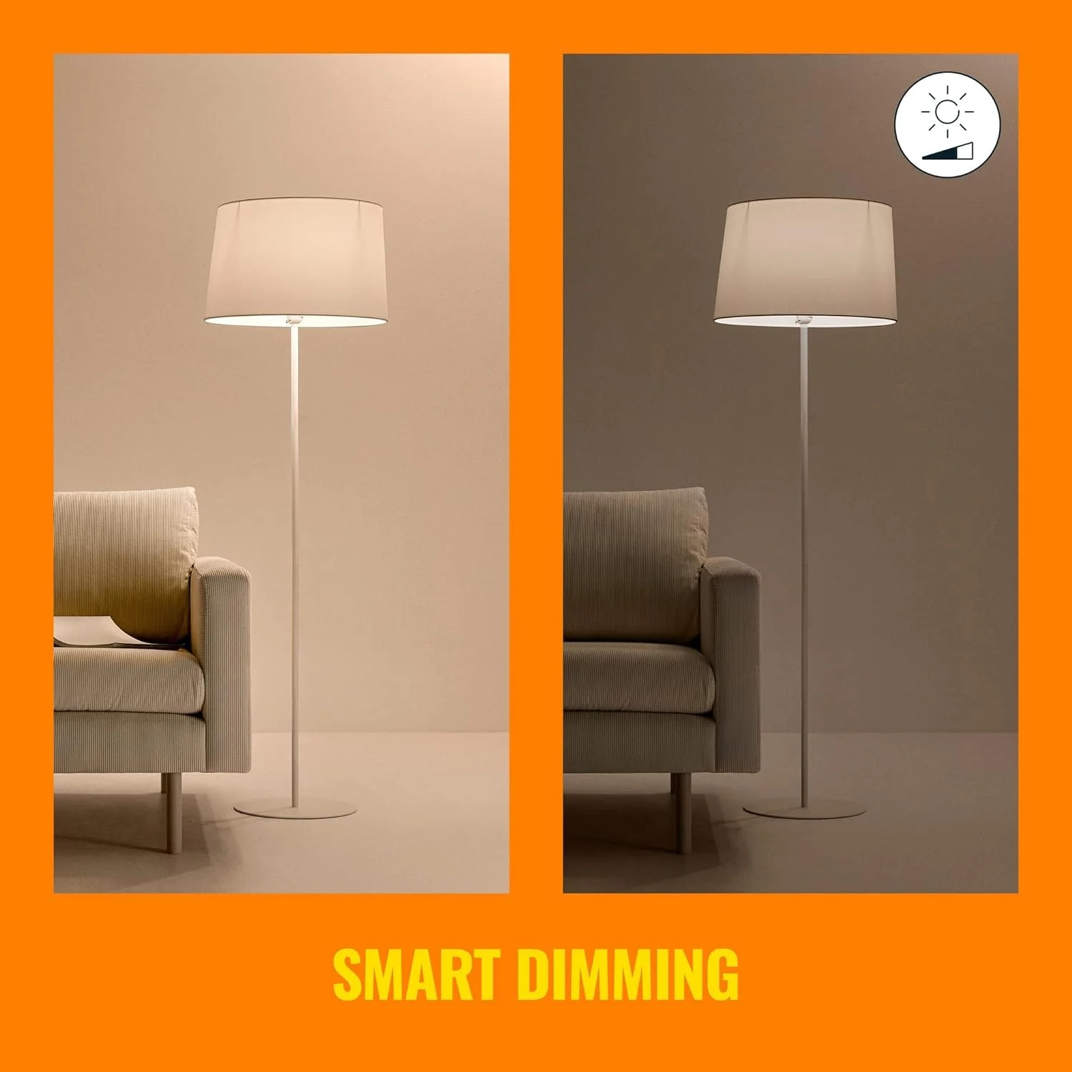 WiZ Connected A21 Tunable White LED Smart Bulb, 100W Equivalent, Dimmable, Wi-Fi Enabled, Voice and App Control, Matter Compatible, E26 Base, 1 Pack, 604280 - Image 7