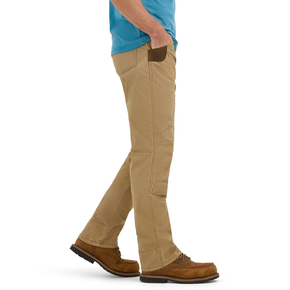 Wrangler Riggs Workwear Men's Straight Leg Utility Pants, Elmwood Brown, Regular Fit, Stretch Canvas, 36W x 34L, 3W031EW - Image 2