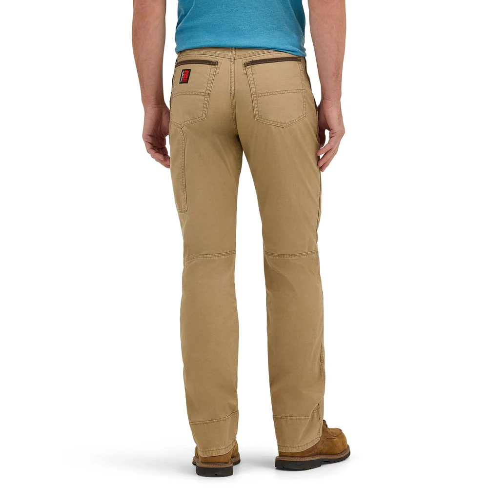 Wrangler Riggs Workwear Men's Straight Leg Utility Pants, Elmwood Brown, Regular Fit, Stretch Canvas, 36W x 34L, 3W031EW - Image 3