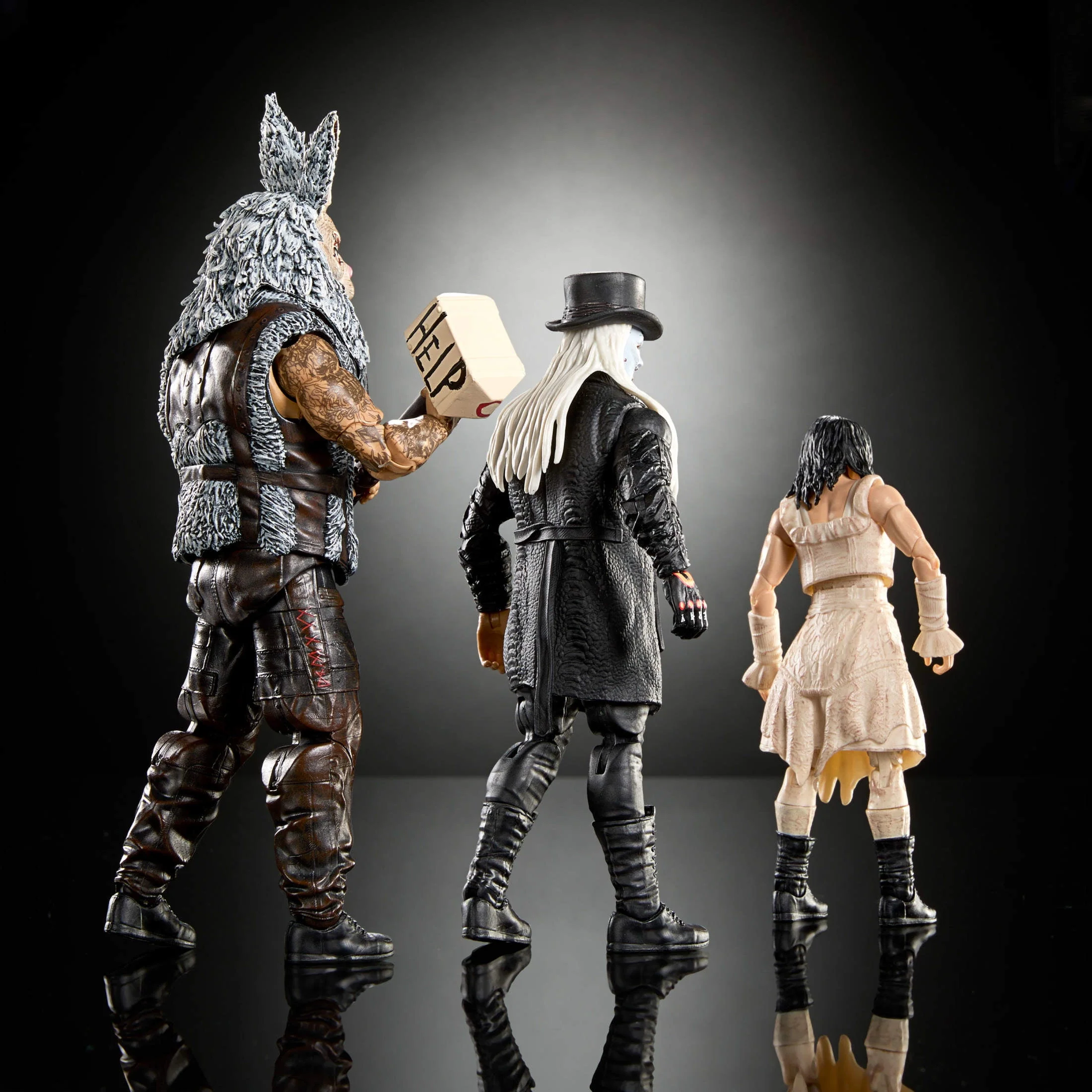 WWE Elite Collection Wyatt Sicks 3-Pack Action Figures with Accessories, 6-Inch - Image 4