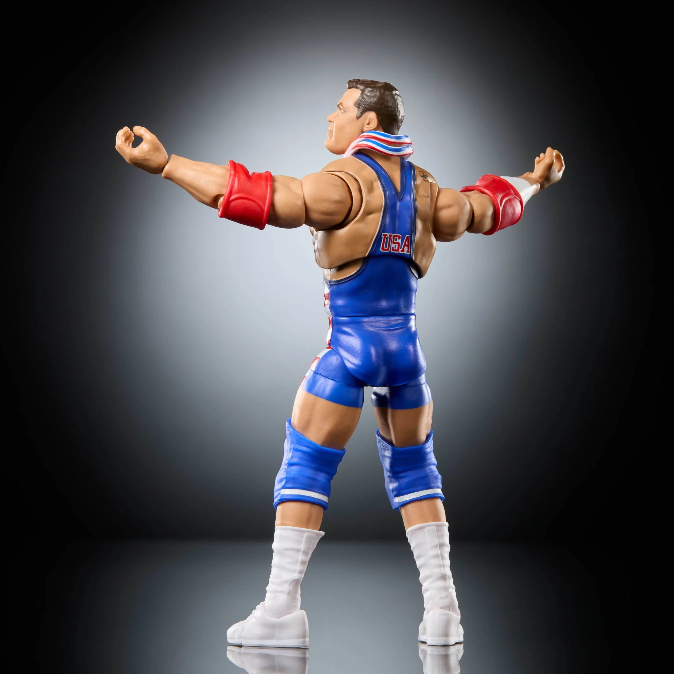 WWE Ultimate Edition Monday Night War Kurt Angle 6-Inch Action Figure with Swappable Heads, Hands, and Authentic Ring Gear JHX51 - Image 3