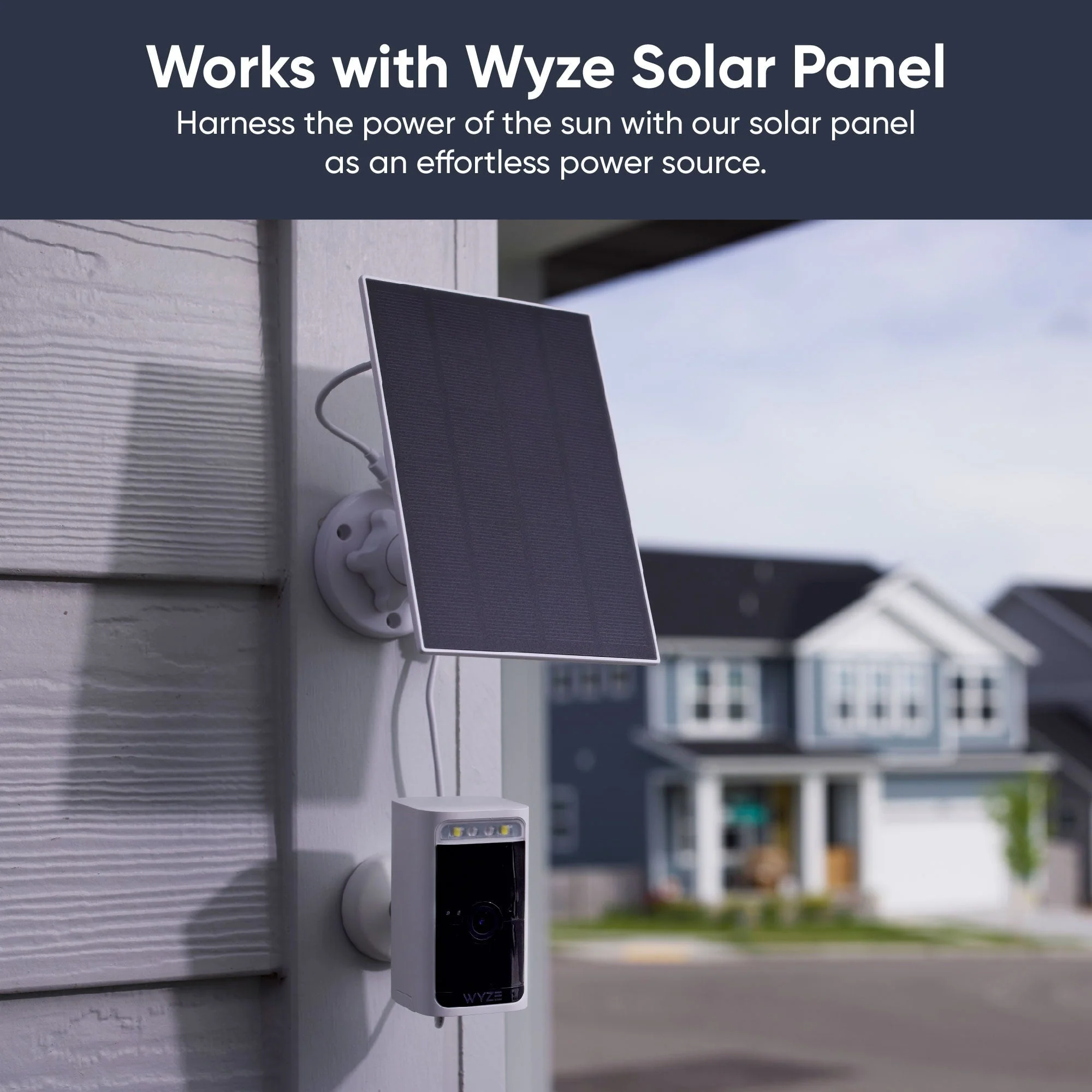 Wyze WYZECOPB Battery Camera Pro 2K HDR Wireless Indoor Outdoor Security Camera with Color Night Vision Integrated Spotlight Two-Way Audio Black - Image 3