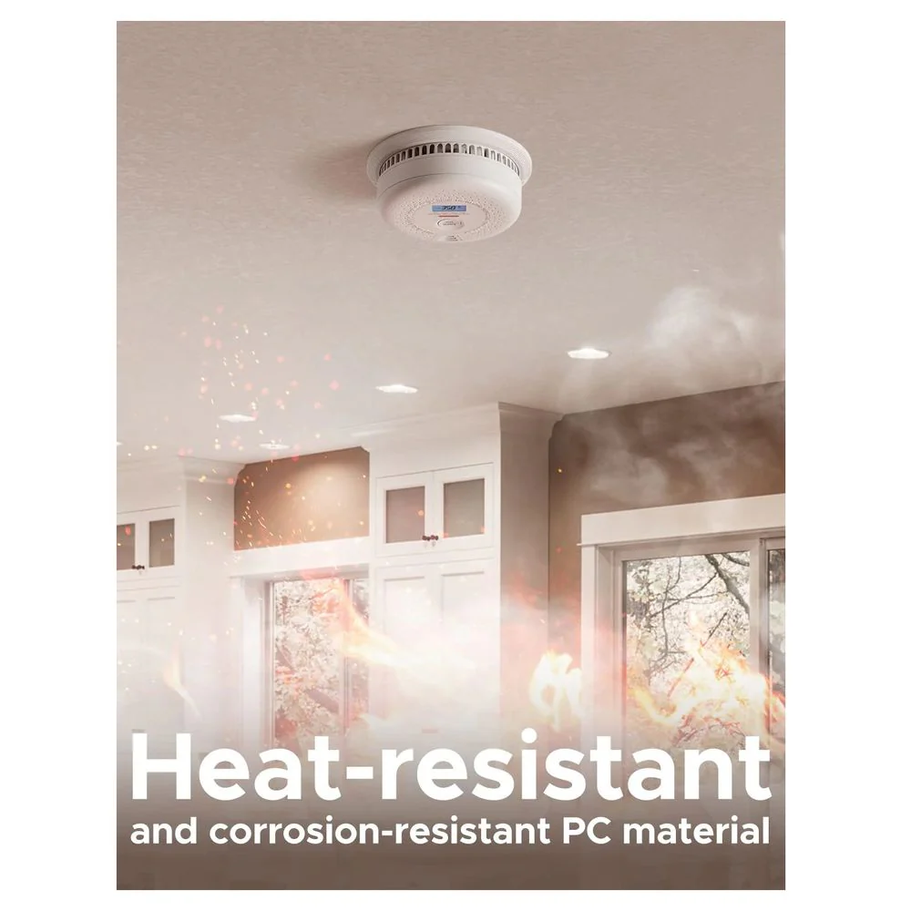 X-Sense SC01-W Smoke Detector Carbon Monoxide Detector Combo 10 Year Battery Wireless Fire Alarms Smoke Detectors, 6-Pack - Image 2