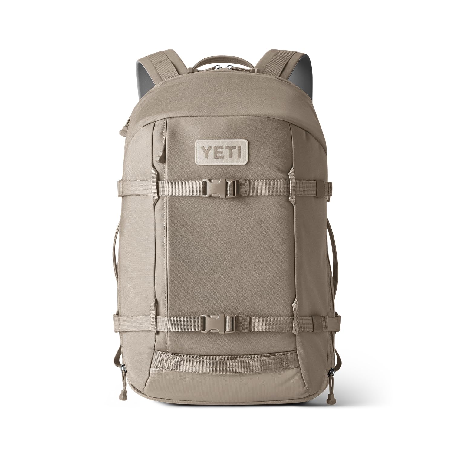 YETI Crossroads 27L Backpack, Water Resistant TuffSkin Nylon, Cape Dark Taupe, Daypack for Hiking and Travel, 26010000323