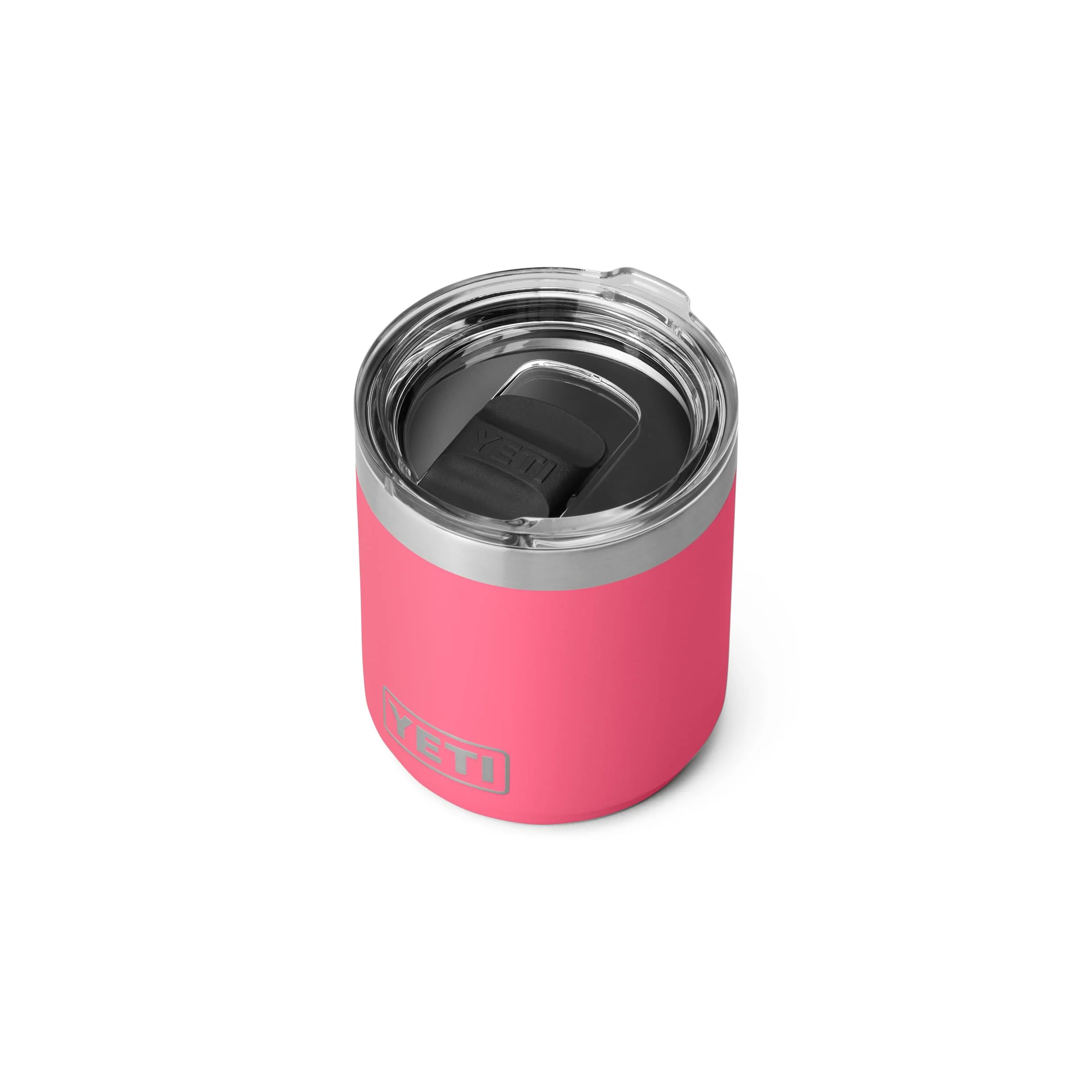 YETI Rambler Lowball 2.0 Insulated Tumbler, 10 oz, Tropical Pink, Stackable, Stainless Steel, Vacuum Insulated with MagSlider Lid, 21071502974 - Image 4