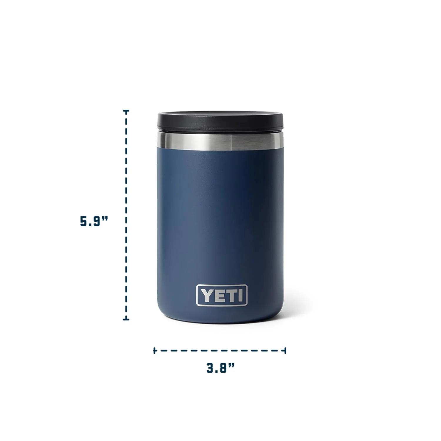 YETI Rambler 16 oz Insulated Food Jar with MagVent Lid, White - Image 6