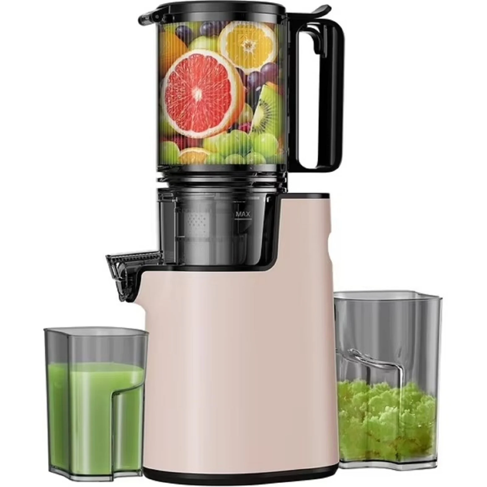 YPONE Cold Press Juicer Masticating Juicer with 5.4" Wide Feed Chute - Image 2
