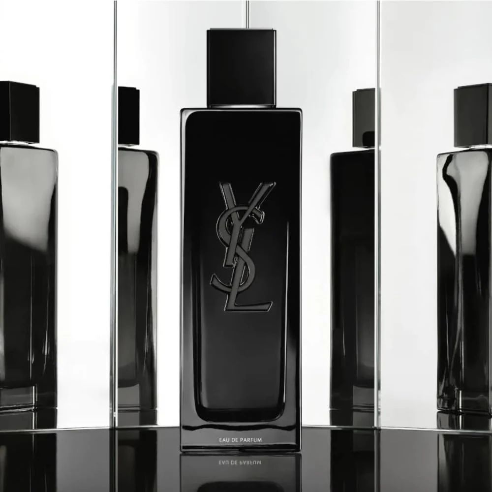 Yves Saint Laurent MYSLF Eau De Parfum Spray for Men 3.4 oz Refillable Woody Citrus Fragrance BPM76463918