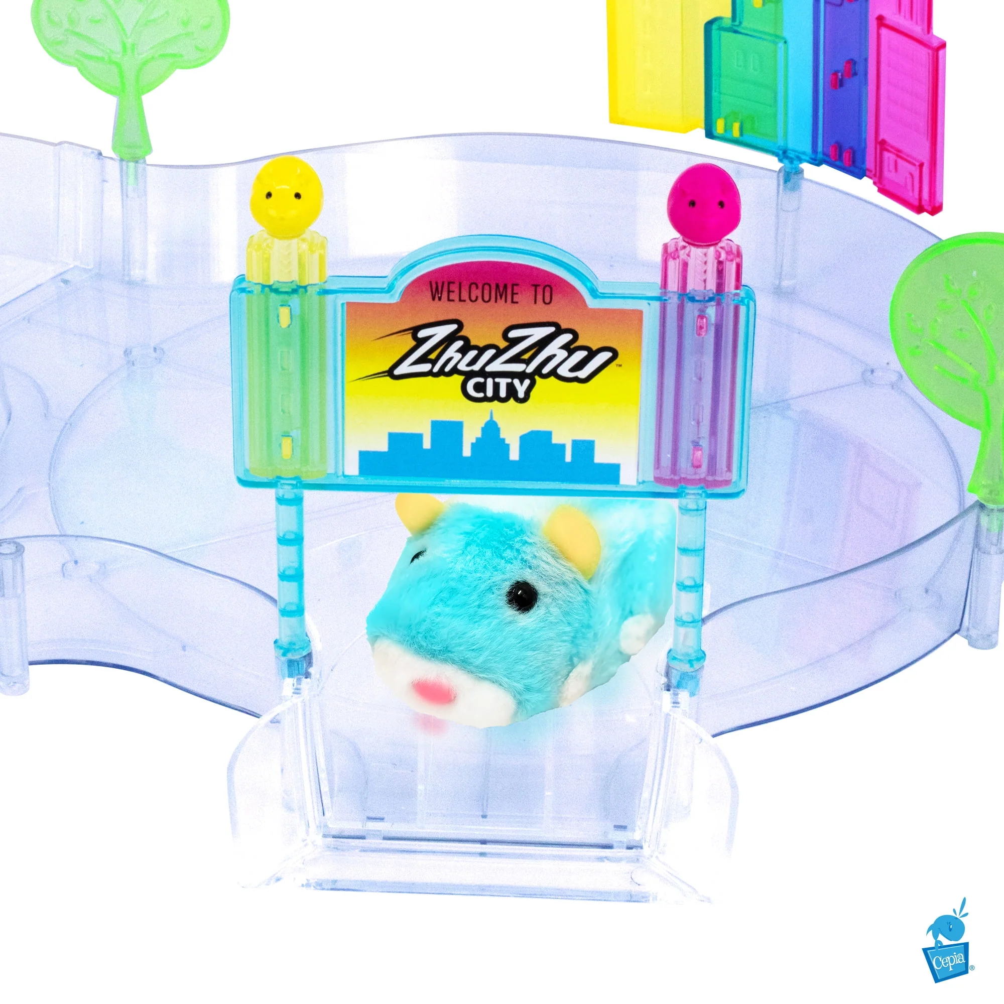Zhu Zhu Pets 10284475 City Downtown Starter Playset with Sophie Hamster Plush Toy - Image 5