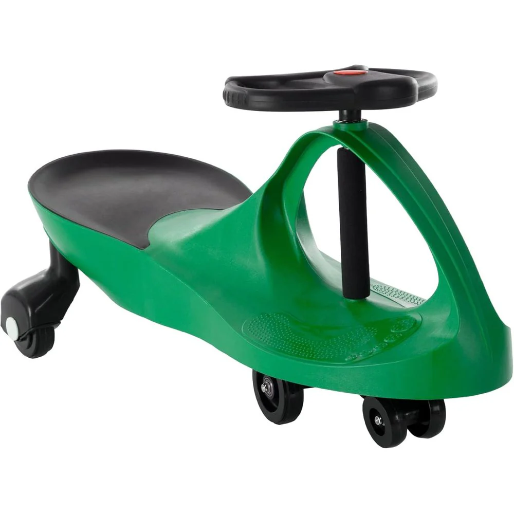 Zigzag Cars 80-1277GR Wiggle Movement to Steer Zigzag Car for Toddlers & Kids  Green