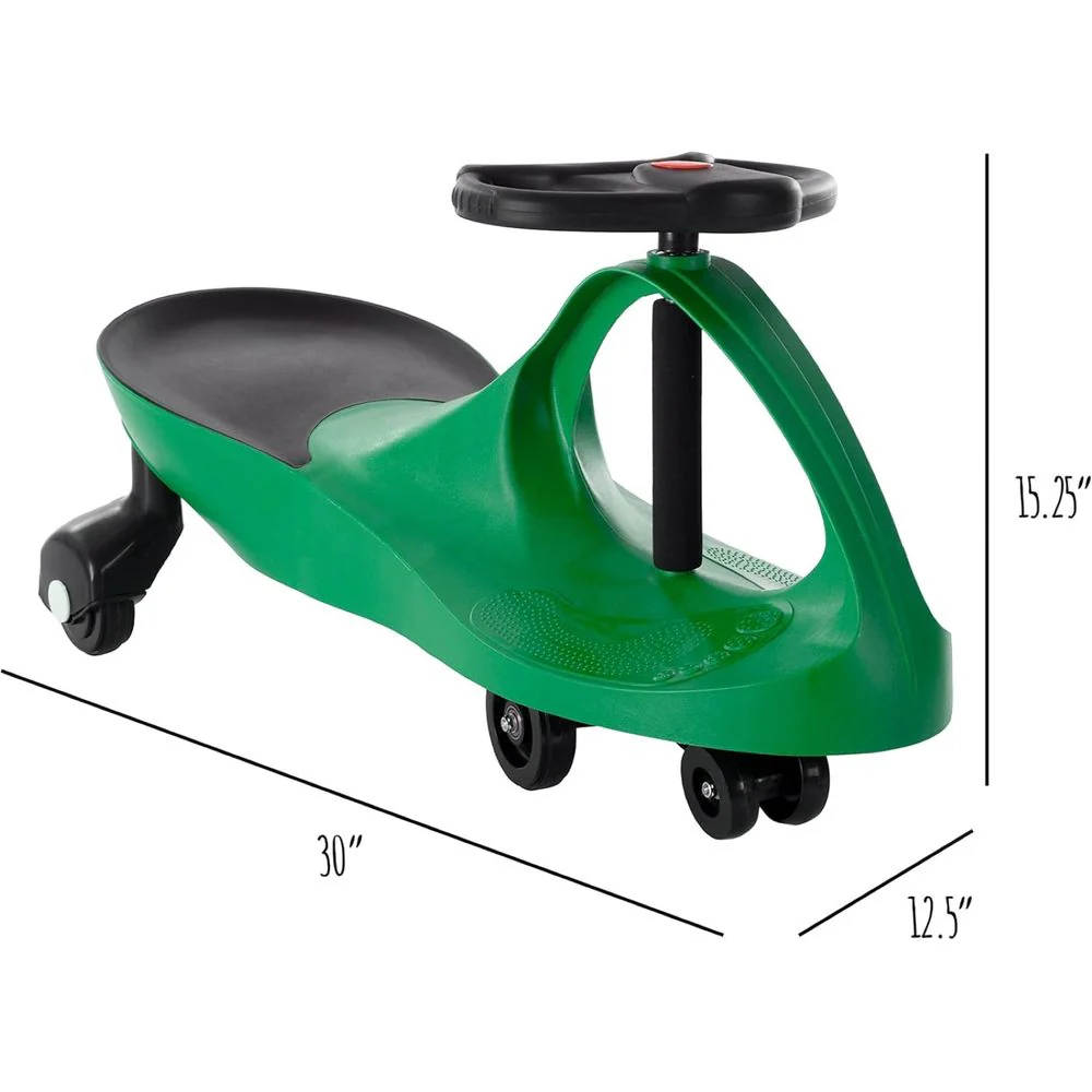 Zigzag Cars 80-1277GR Wiggle Movement to Steer Zigzag Car for Toddlers & Kids  Green - Image 2