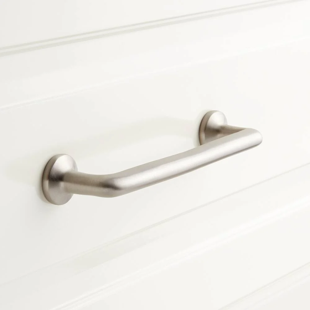 ZP2 Solid Brass Cabinet Pull - 3" - Brushed Nickel