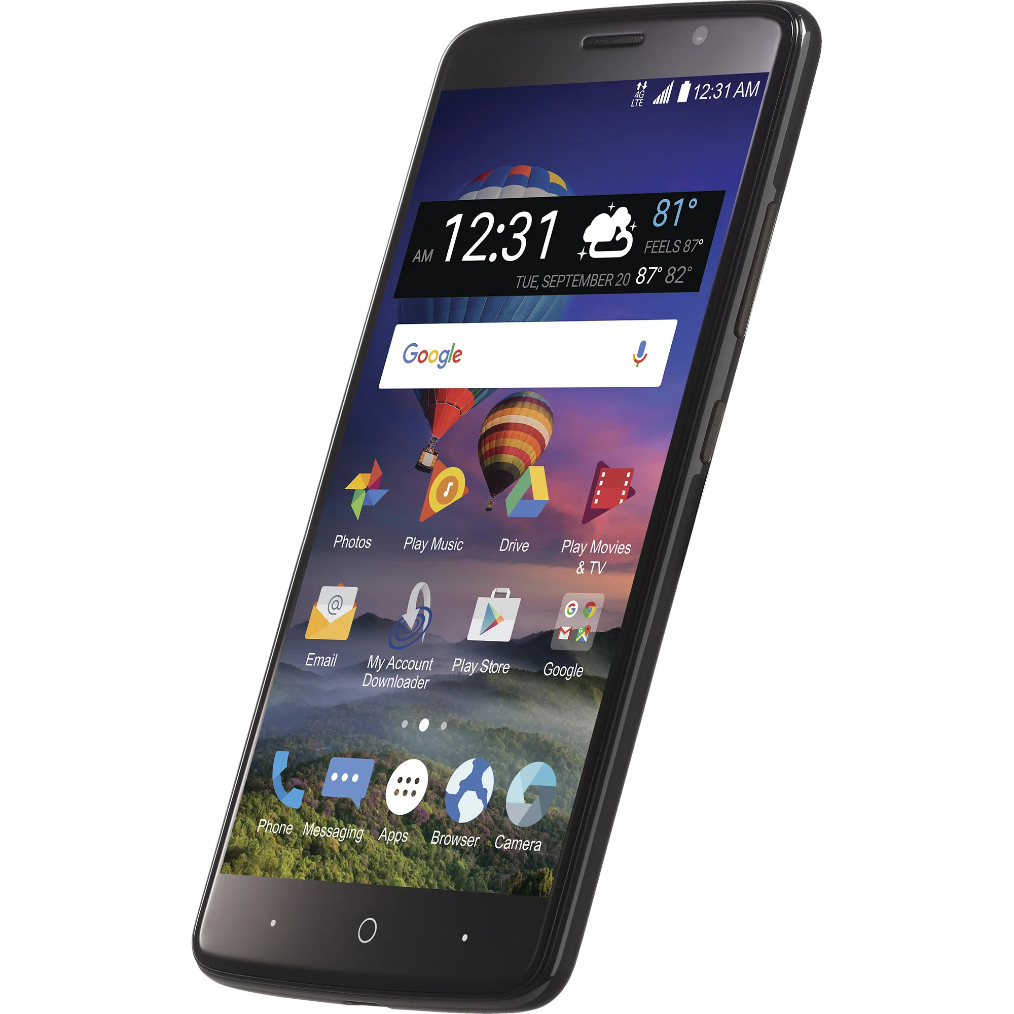 ZTE STZEZ986DGP4 Straight Talk Max Blue 4G LTE Prepaid Smartphone-GSM - Image 5